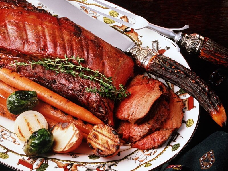 Roast Beef with Vegetables — Red