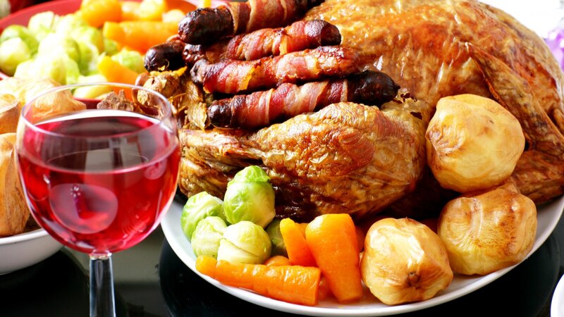 Roast Turkey Dinner — Red