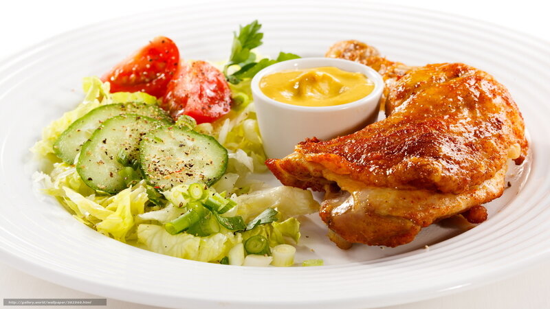 Roasted Chicken Leg — White, Neutral