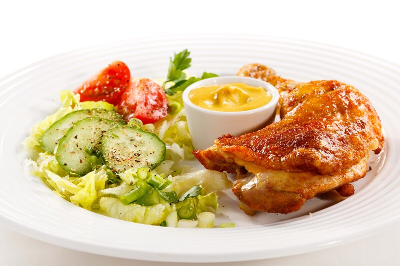 Roasted Chicken Leg — White