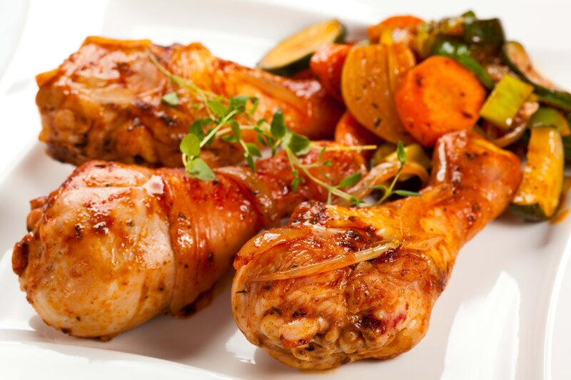 Roasted Chicken Legs — Brown
