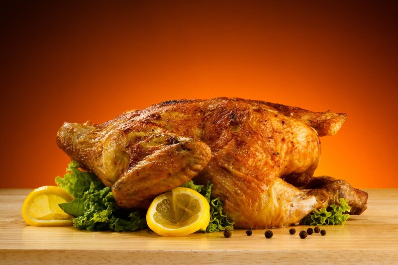 Roasted chicken with lemon