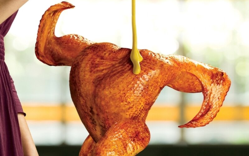 roasted chicken with mustard