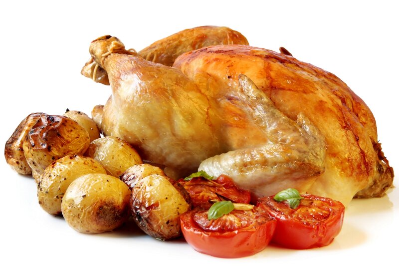Roasted Chicken with Vegetables — Golden