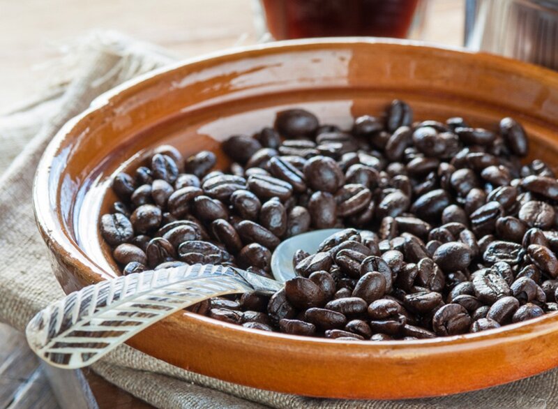 Roasted Coffee Beans — Brown, Calm, Photograph, Bowl, Spoon