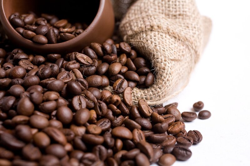 Roasted Coffee Beans — Brown, Calm, Photograph, Burlap Sack