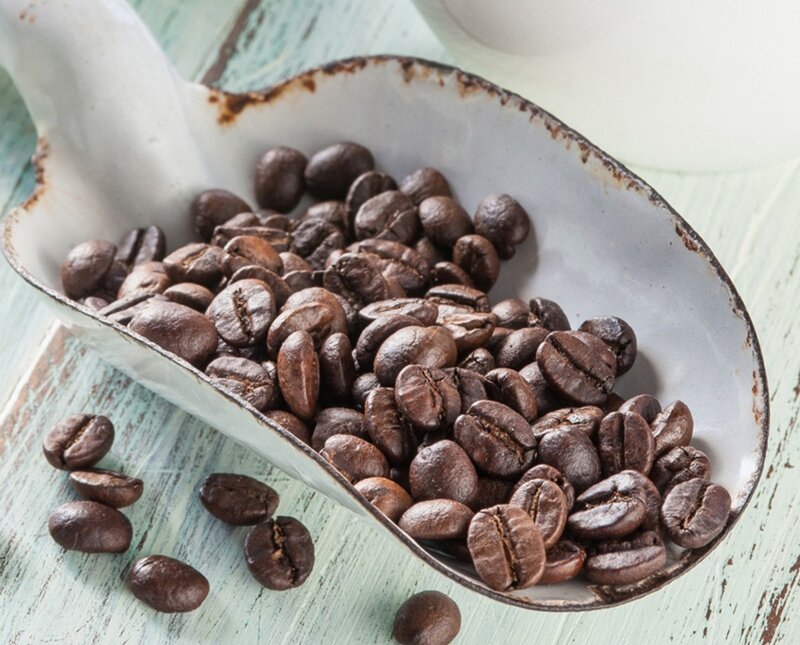 Roasted Coffee Beans — Brown, Calm, Photograph, Coffee Scoop