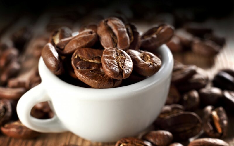 Roasted Coffee Beans — Brown, Calm, Photograph, Cup