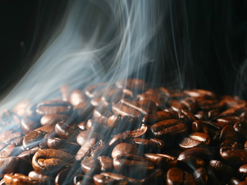 Roasted Coffee Beans — Brown, Dramatic