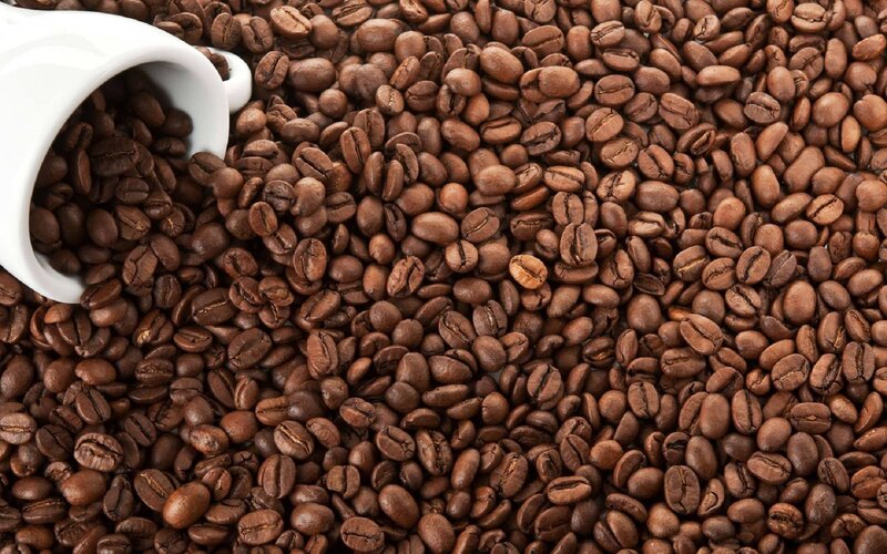 Roasted Coffee Beans — Brown, Neutral, Photograph, Coffee Cup