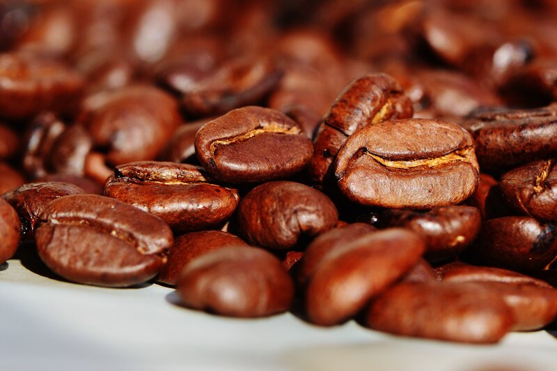 Roasted Coffee Beans — Brown, Neutral, Photograph, Surface
