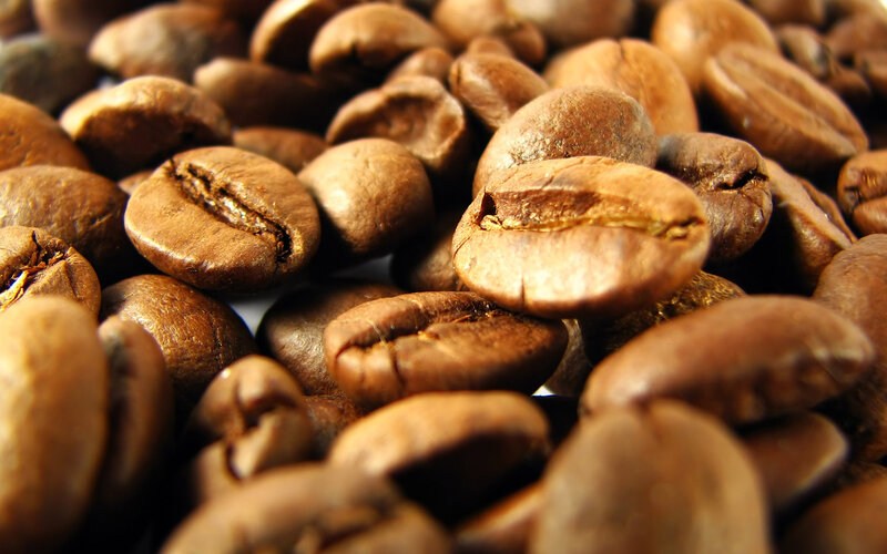 Roasted Coffee Beans — Brown, Neutral