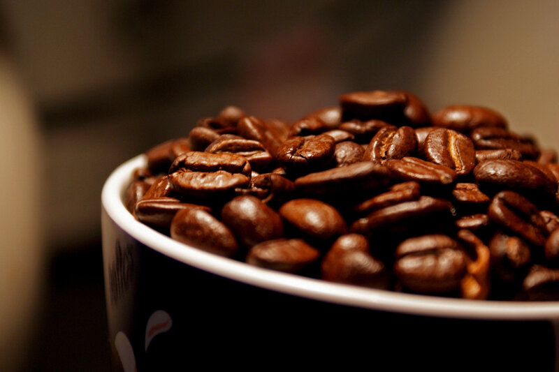 Roasted Coffee Beans — Brown, Warm, Photograph