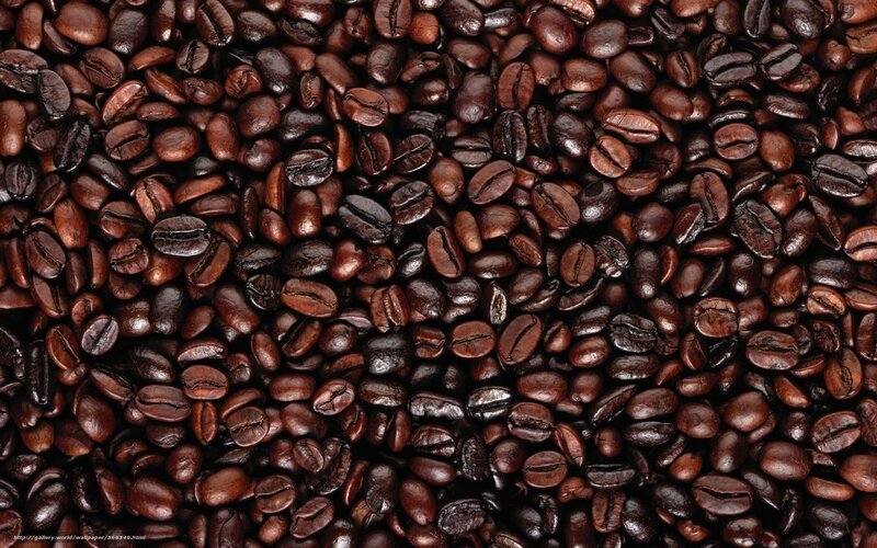 roasted coffee beans close-up