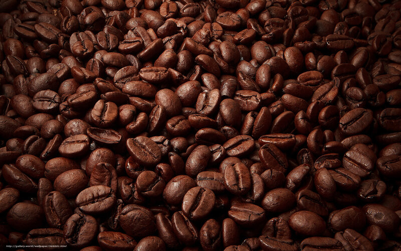 roasted coffee beans close-up