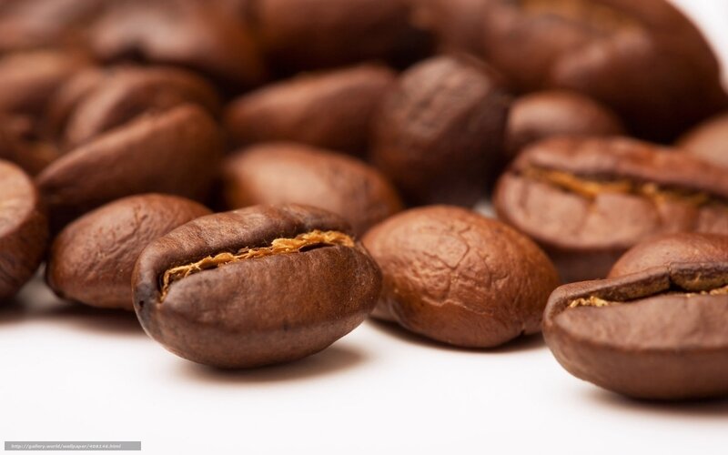 roasted coffee beans close-up