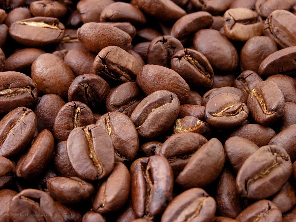roasted coffee beans close-up