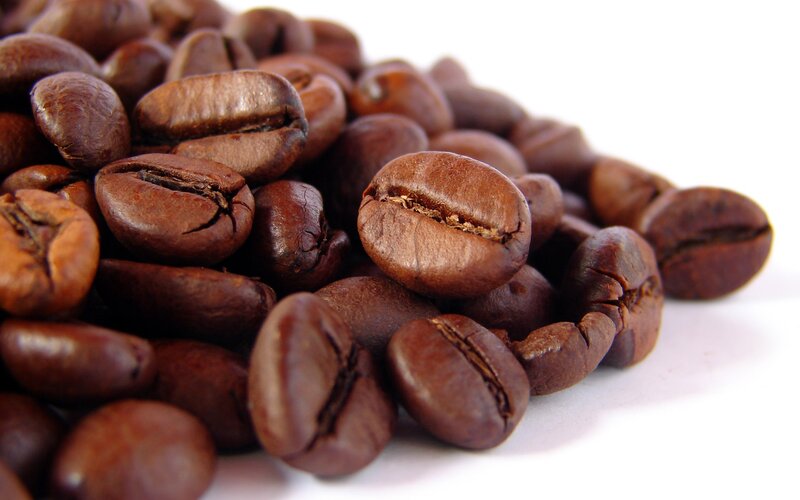 Roasted Coffee Beans — Neutral, White
