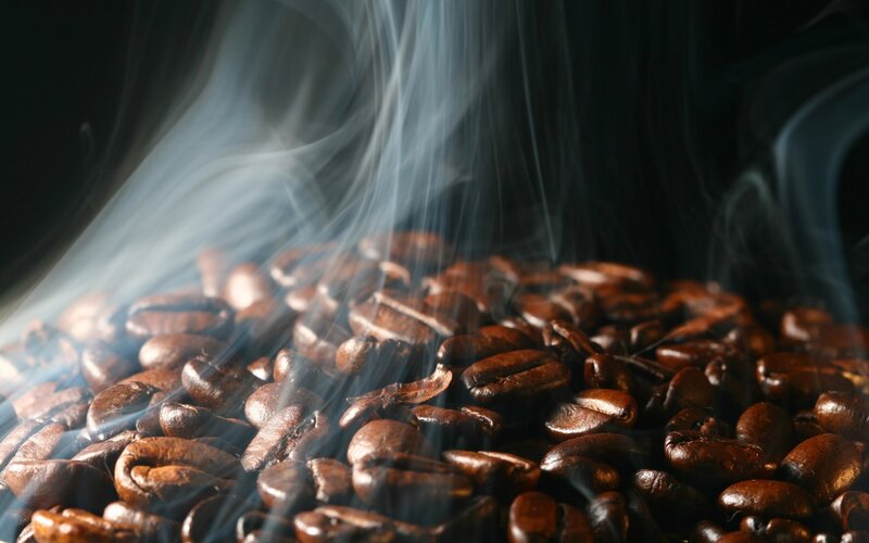 Roasted Coffee Beans — Smoke