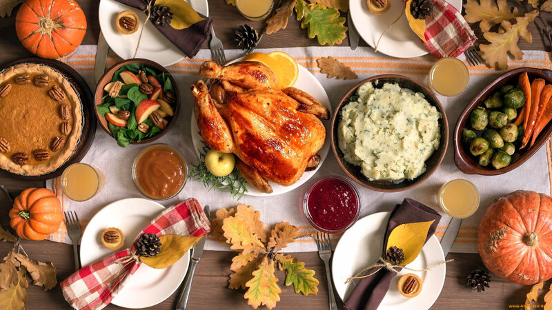 Roasted Turkey Dinner — Orange