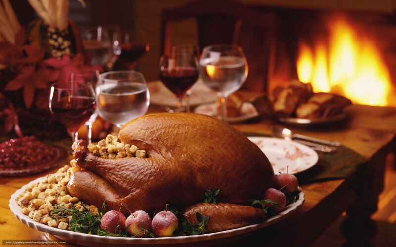 Roasted Turkey on Platter — Brown, Cozy, Night