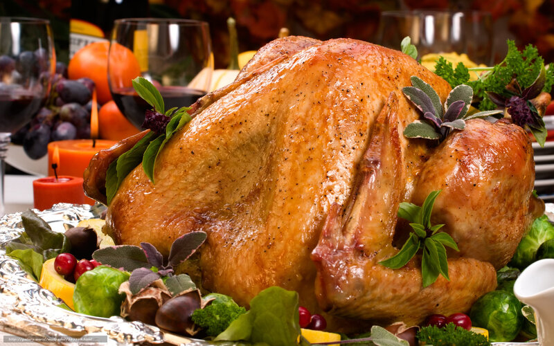 Roasted Turkey on Platter — Golden, Festive, Autumn, Photograph