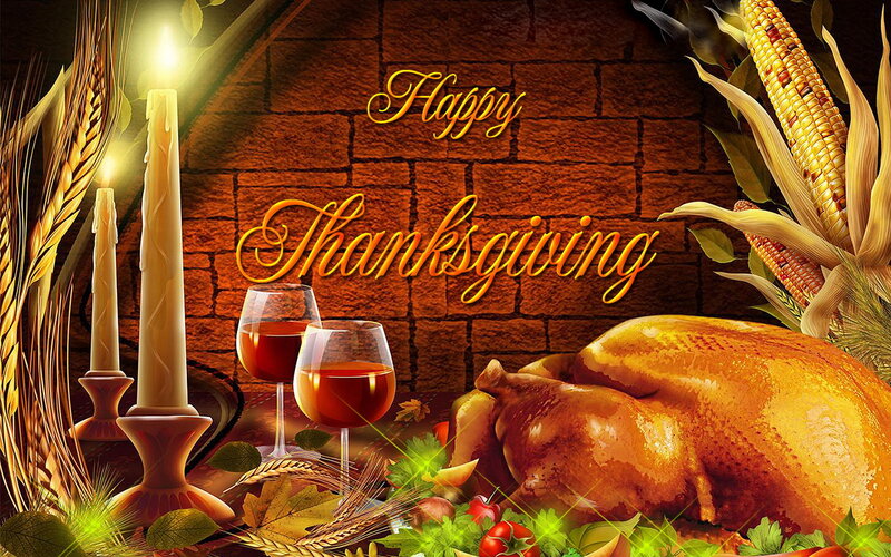 Roasted Turkey on Table — Brown