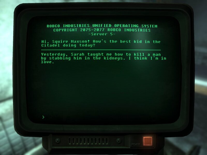RobCo terminal message