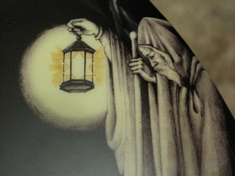 Robed Figure with Lantern