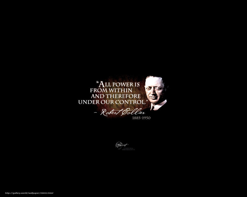 Robert Collier quote wallpaper
