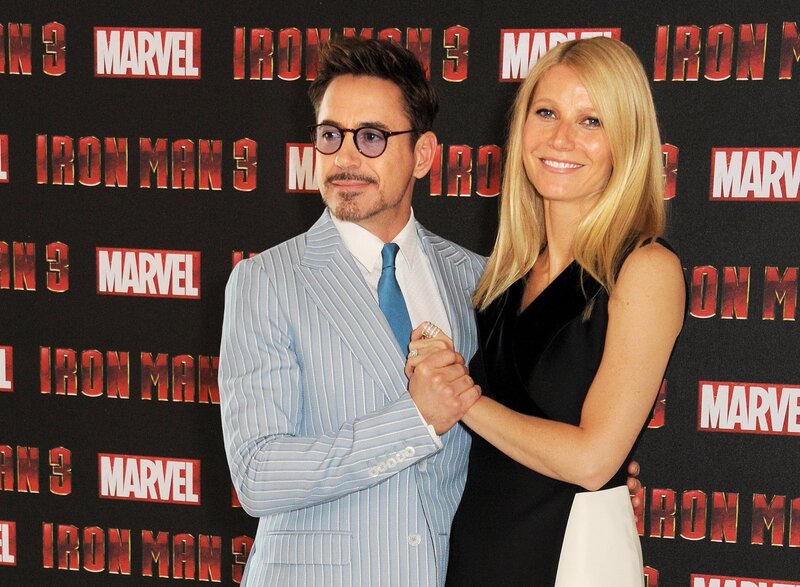 Robert Downey Jr and Gwyneth Paltrow at Iron Man 3 premiere