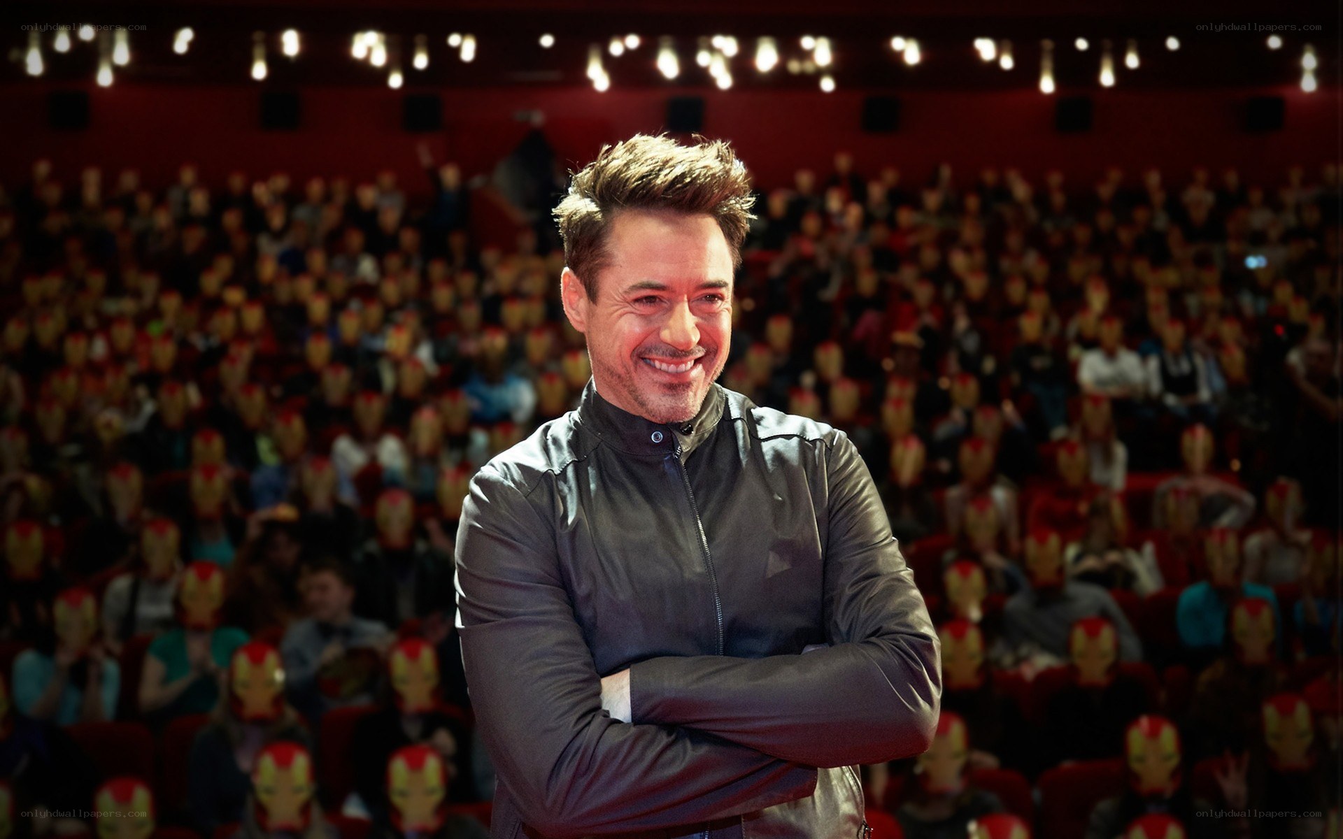 Robert Downey Jr. at a fan event
