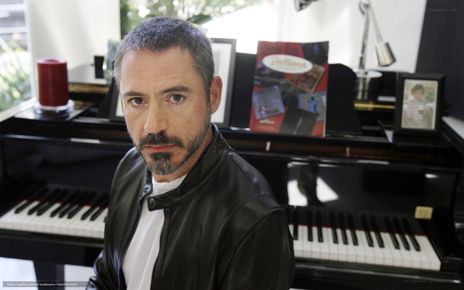 Robert Downey Jr. at piano