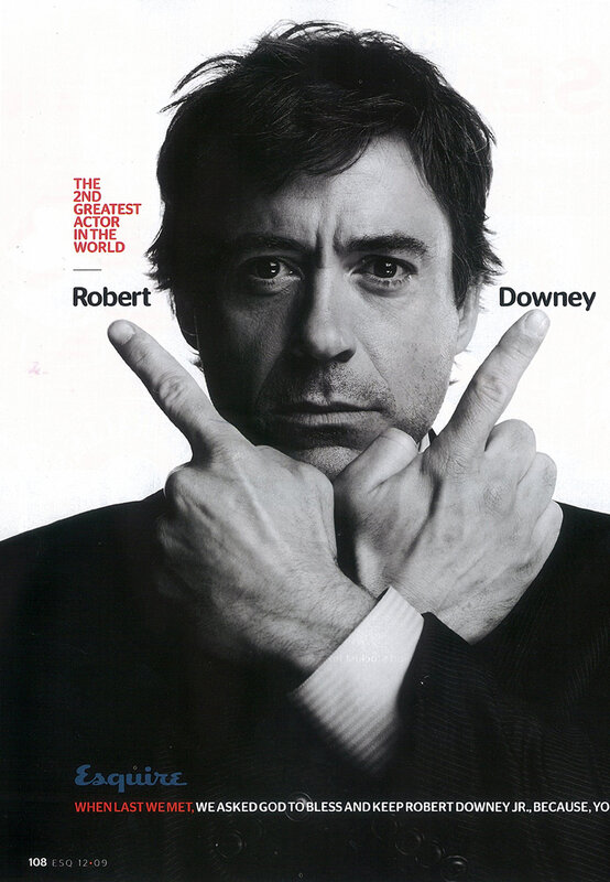 Robert Downey Jr. Esquire cover