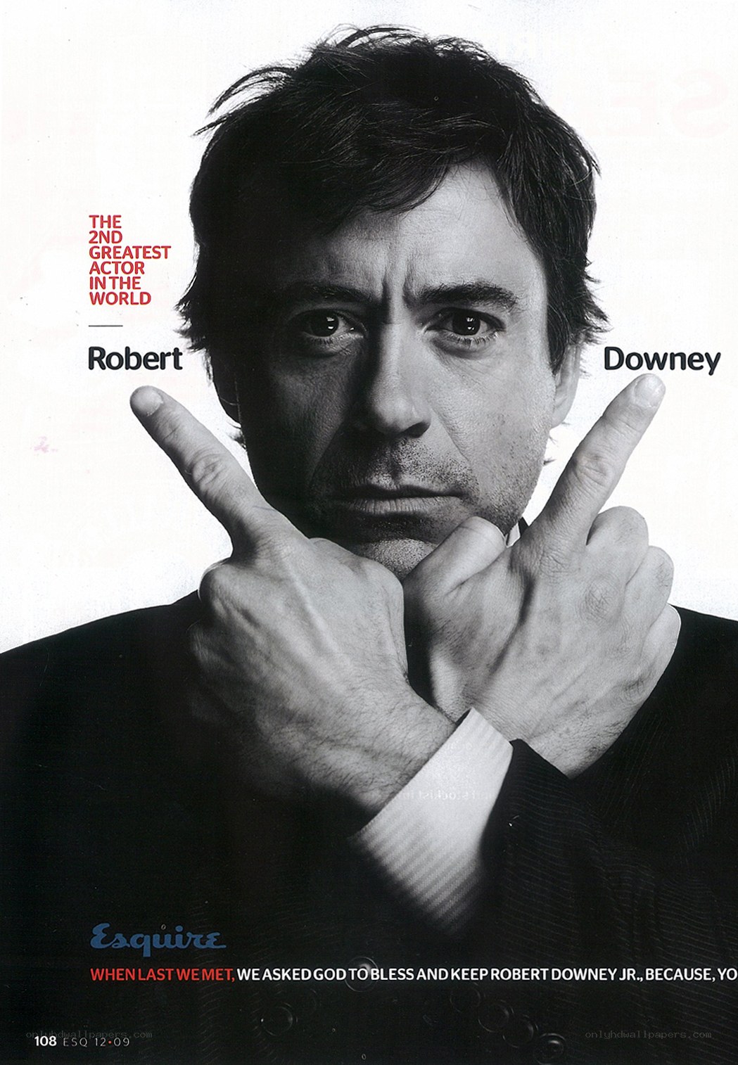 Robert Downey Jr. Esquire cover