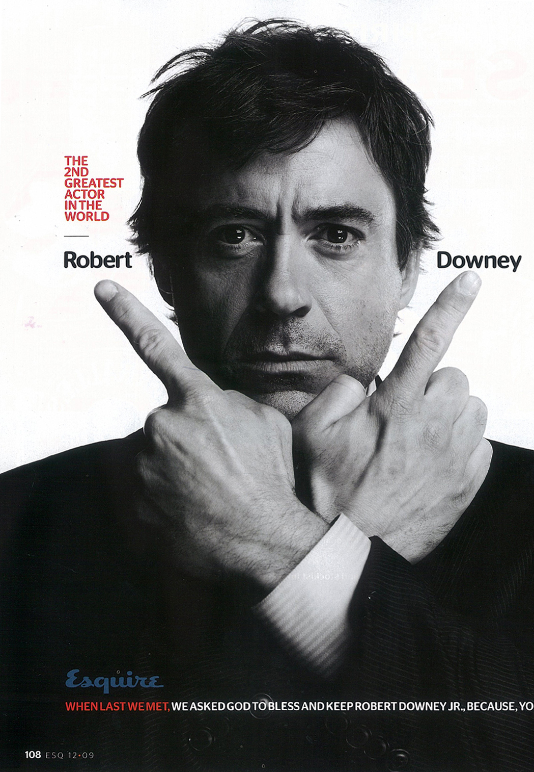 Robert Downey Jr. Esquire cover