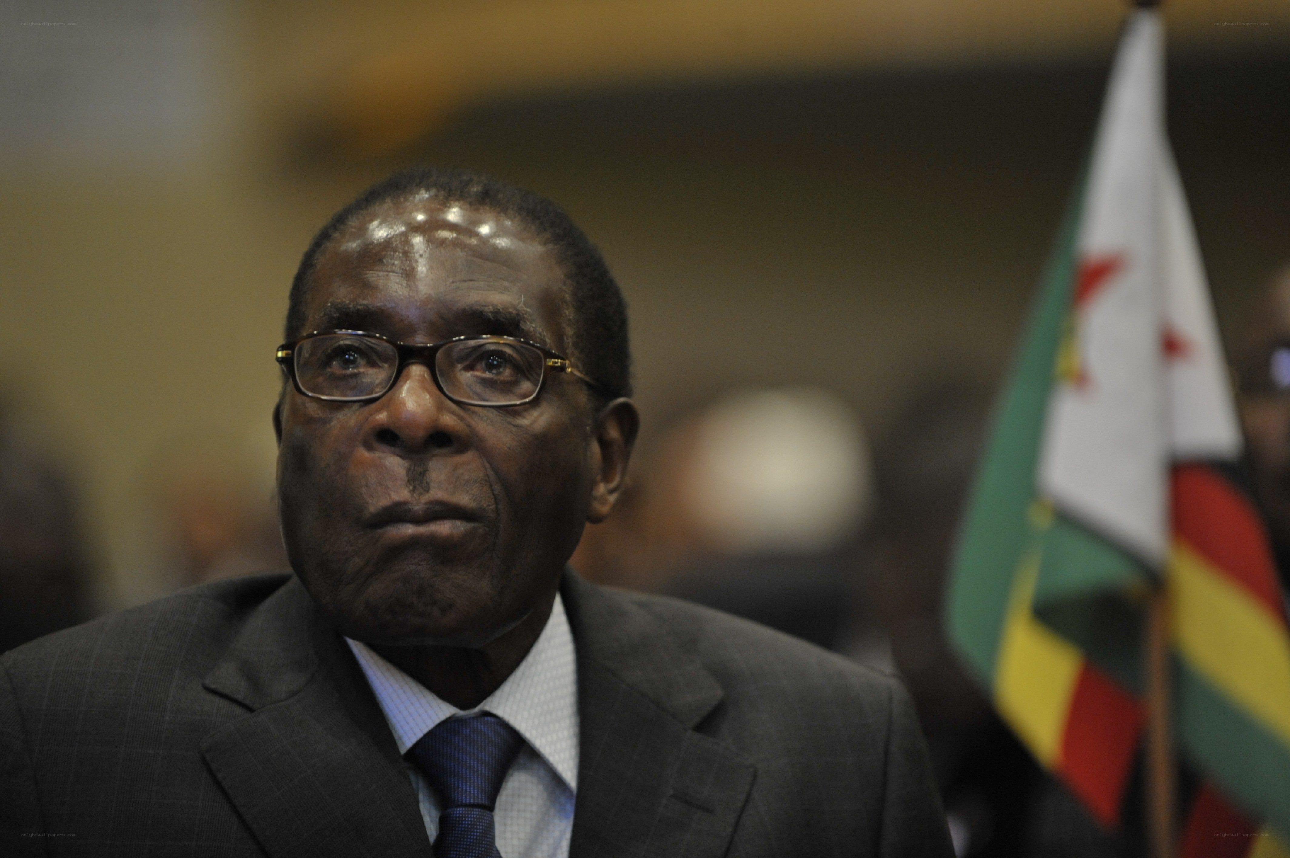 Robert Mugabe at a formal event