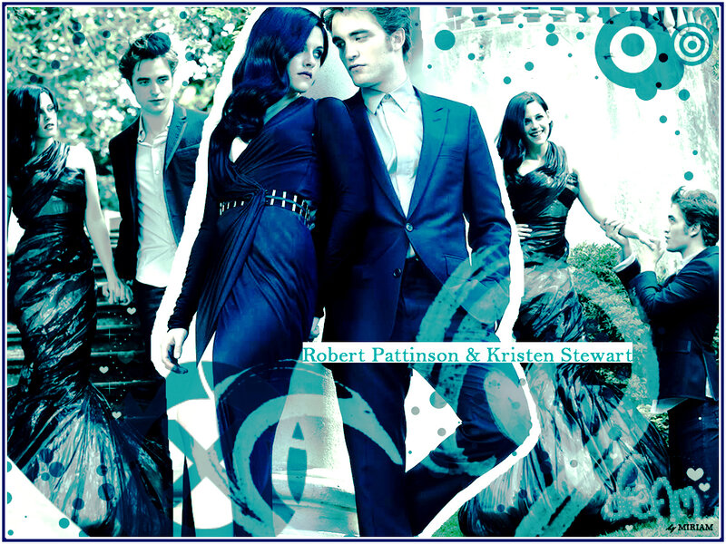 Robert Pattinson and Kristen Stewart