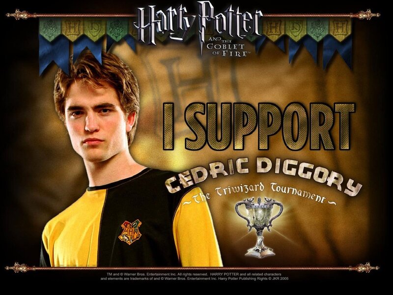 Robert Pattinson as Cedric Diggory — Yellow
