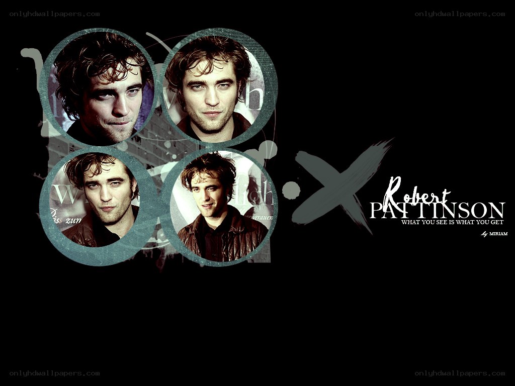 Robert Pattinson collage wallpaper