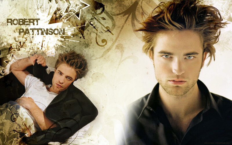Robert Pattinson Portrait — Brown