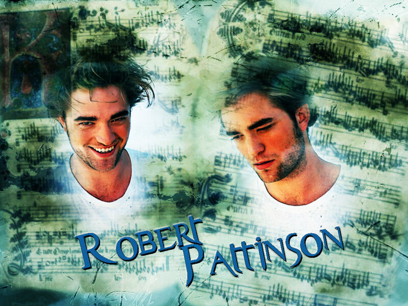 Robert Pattinson Portrait — Green