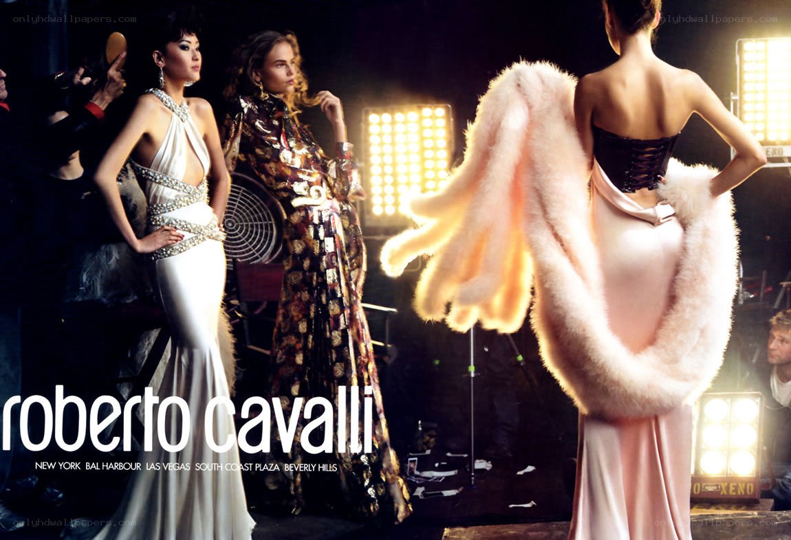 Roberto Cavalli fashion shoot