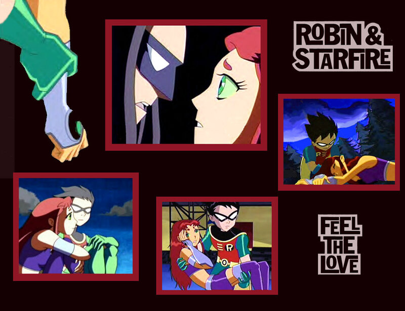 Robin and Starfire Characters