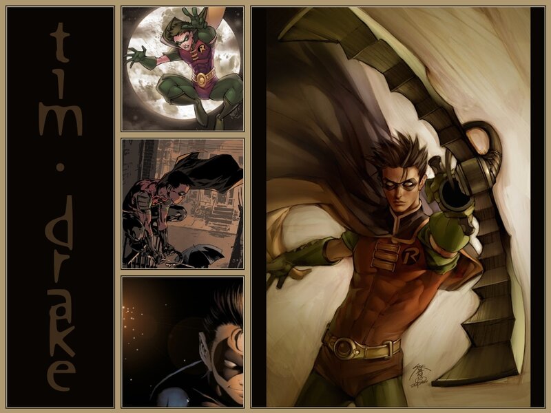 Robin character collage