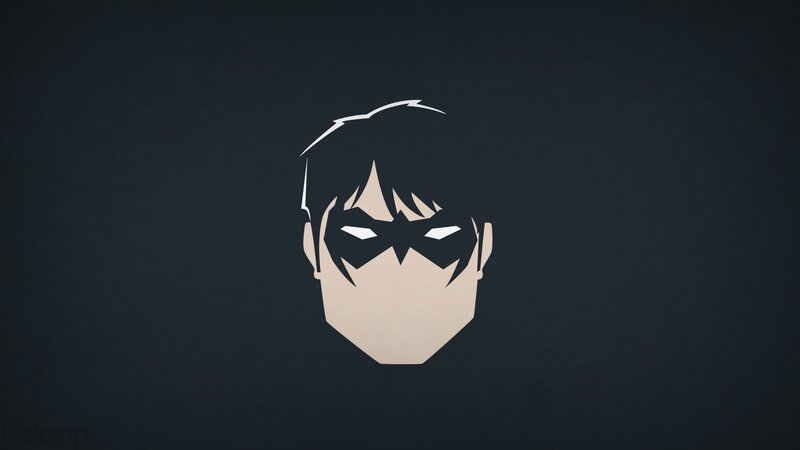 Robin Character Head — Black