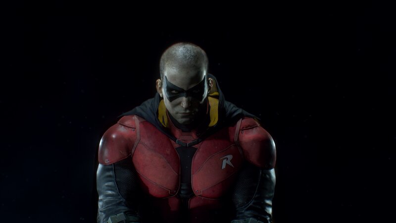 Robin Character in Red Suit