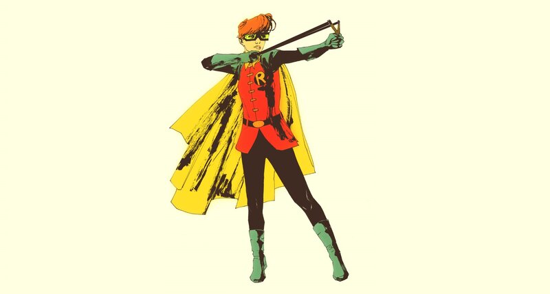 Robin Character with Slingshot