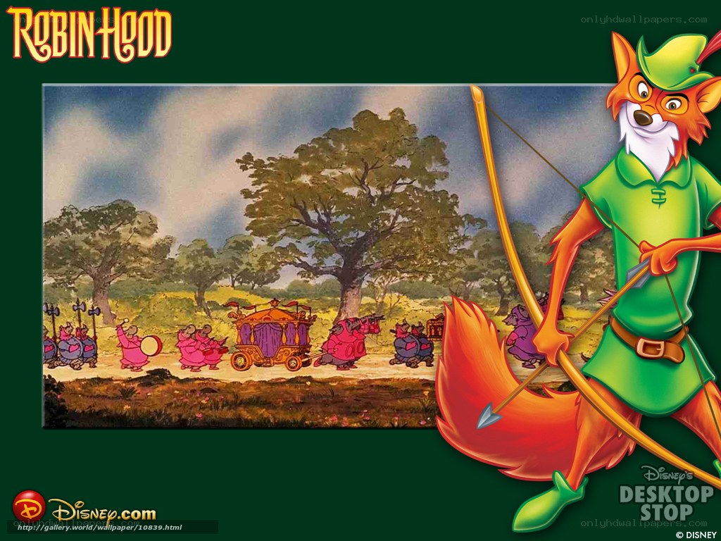 Robin Hood cartoon wallpaper