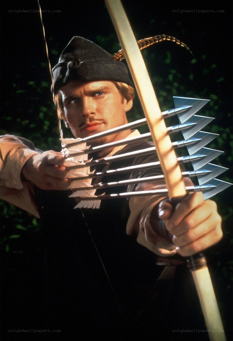 Robin Hood with bow and arrows